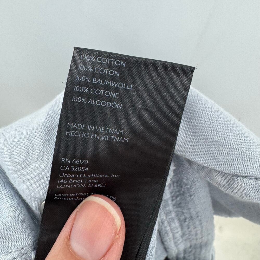 BDG Urban Outfitters Corduroy Cut Off Shorts 31 Gray High Rise Boho Festival - Picture 6 of 6